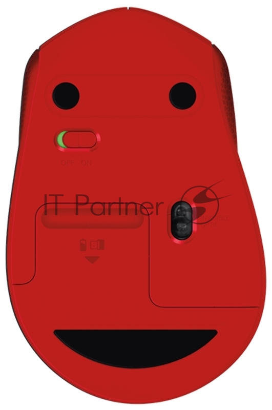 Мышь 910-004911 Logitech M330 SILENT PLUS - RED - 2.4GHZ - EMEA