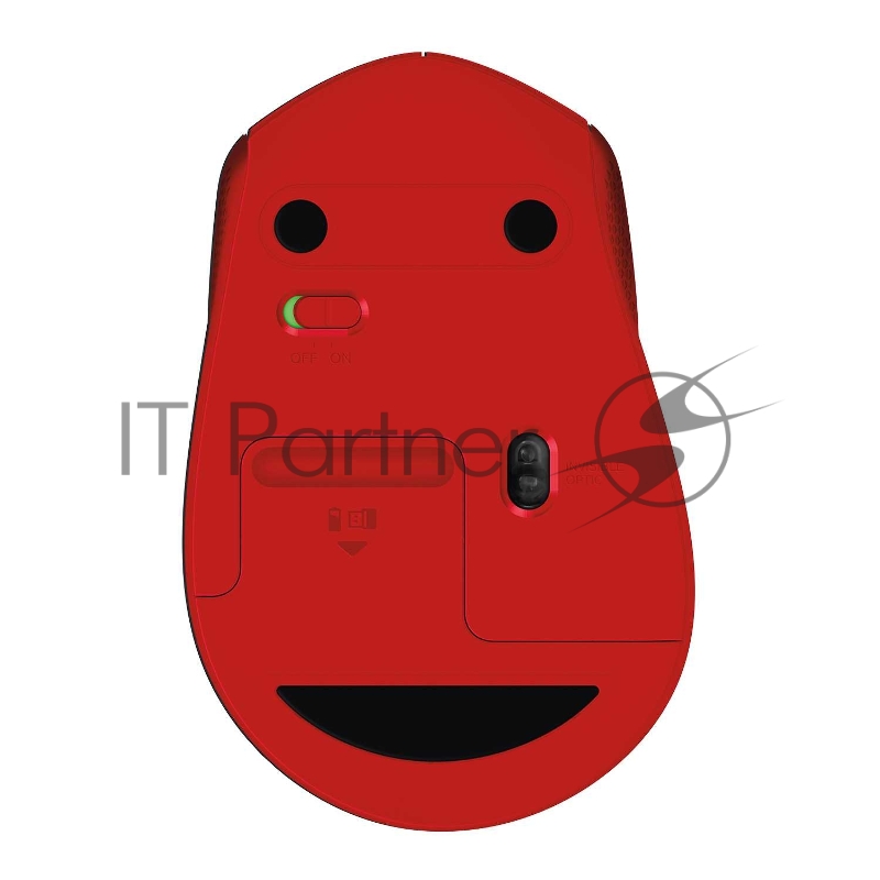 Мышь 910-004911 Logitech M330 SILENT PLUS - RED - 2.4GHZ - EMEA