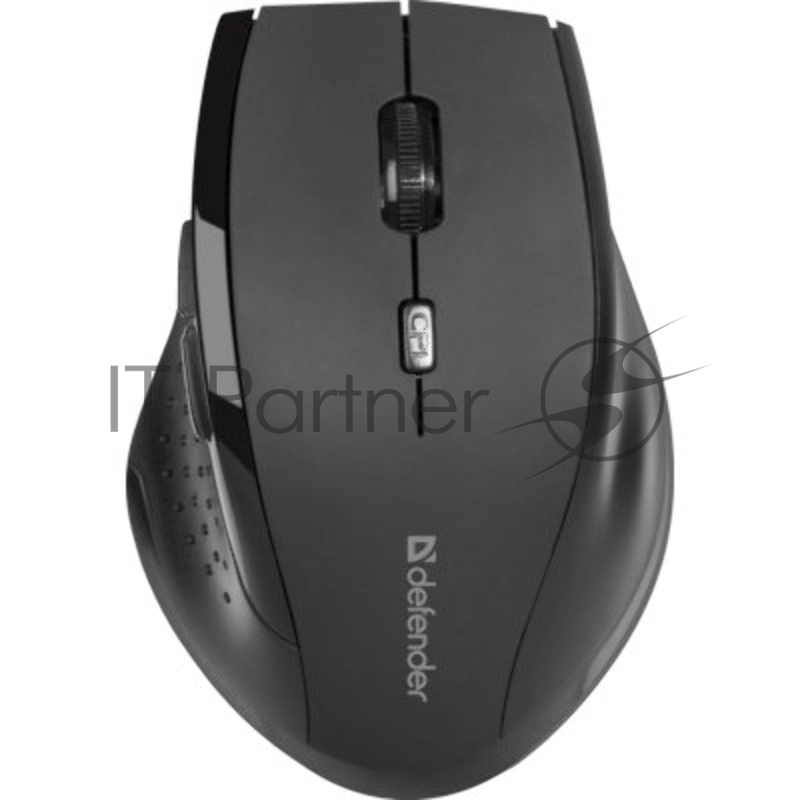 Беспроводная оптическая мышь Defender Accura MM-365 черный {Беспроводная оптическая мышь, 6 кнопок, 800-1600 dpi}
