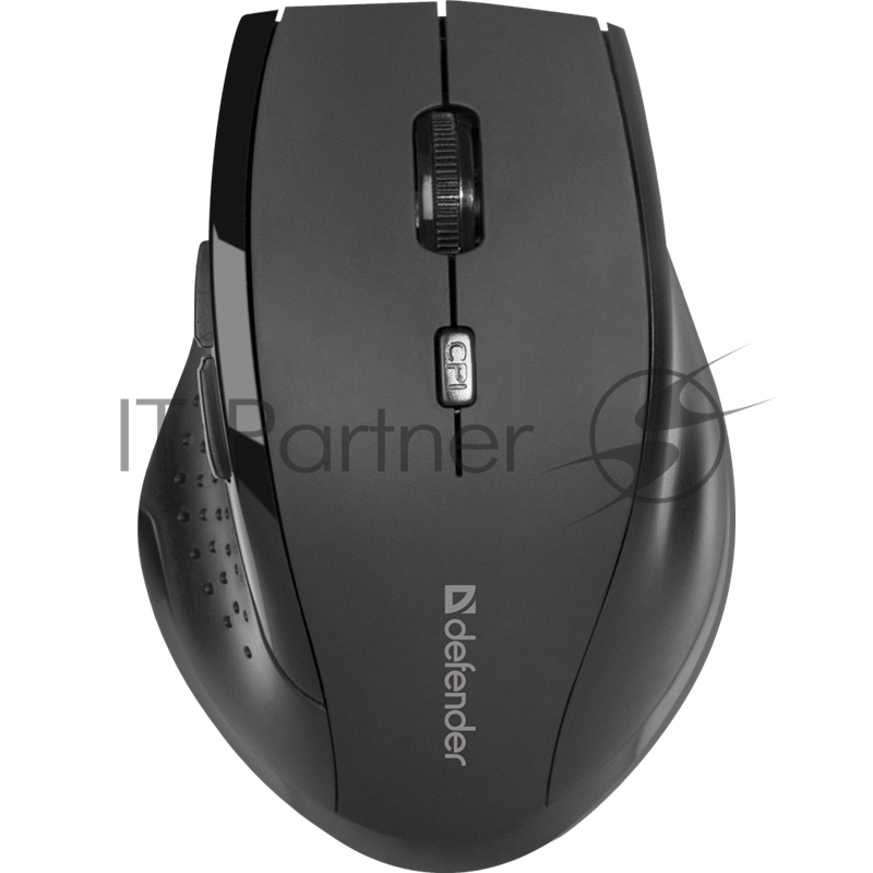 Беспроводная оптическая мышь Defender Accura MM-365 черный {Беспроводная оптическая мышь, 6 кнопок, 800-1600 dpi}