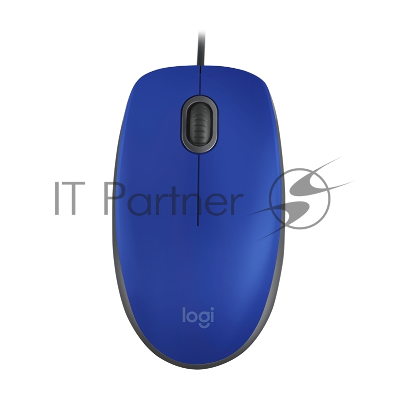 Мышь Logitech Mouse M110 Silent USB Blue Ret