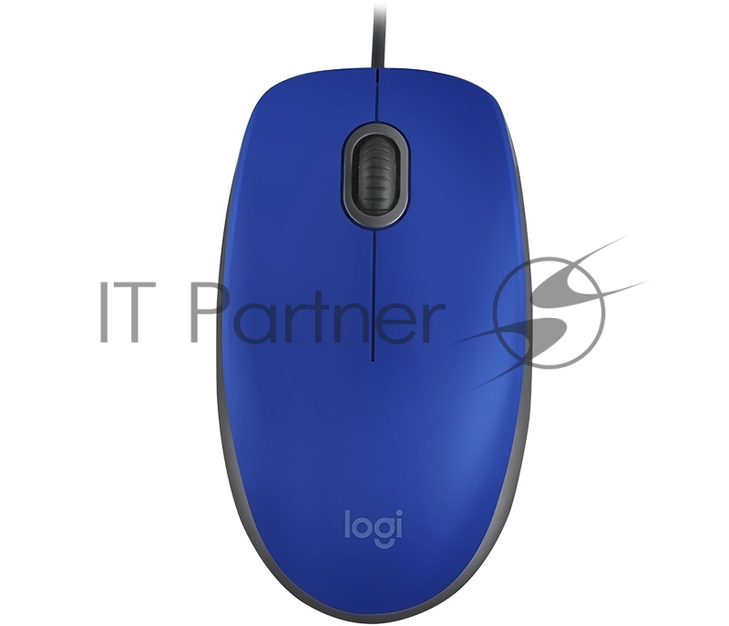 Мышь Logitech Mouse M110 Silent USB Blue Ret
