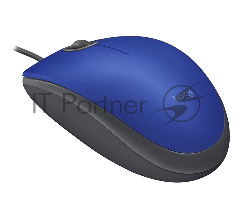 Мышь Logitech Mouse M110 Silent USB Blue Ret