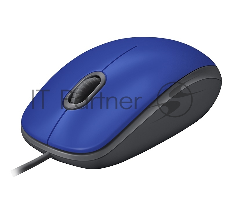 Мышь Logitech Mouse M110 Silent USB Blue Ret
