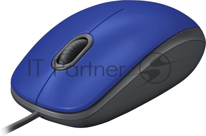 Мышь Logitech Mouse M110 Silent USB Blue Ret
