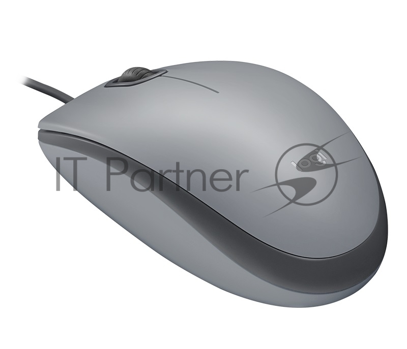 Мышь Logitech Mouse M110 Silent USB Mid Grey Ret
