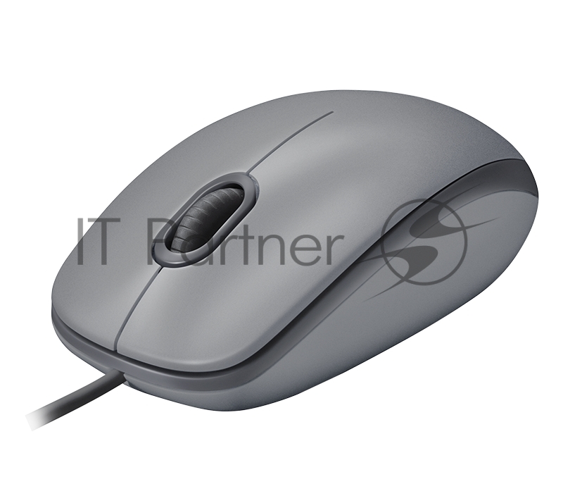 Мышь Logitech Mouse M110 Silent USB Mid Grey Ret