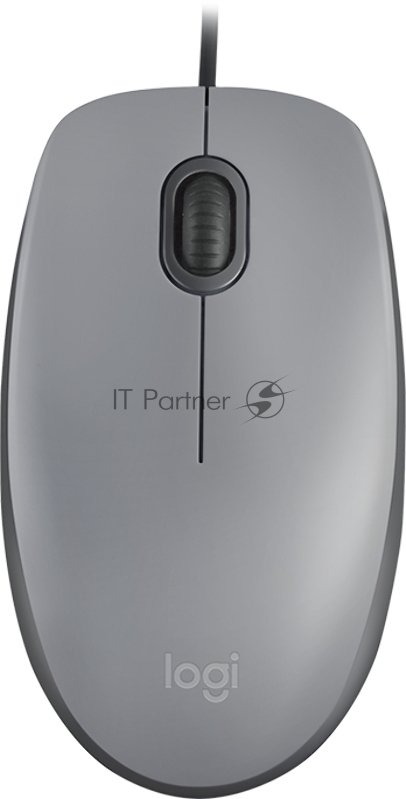 Мышь Logitech Mouse M110 Silent USB Mid Grey Ret