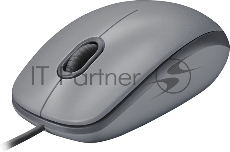 Мышь Logitech Mouse M110 Silent USB Mid Grey Ret