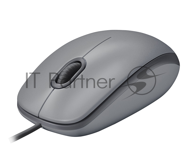 Мышь Logitech Mouse M110 Silent USB Mid Grey Ret