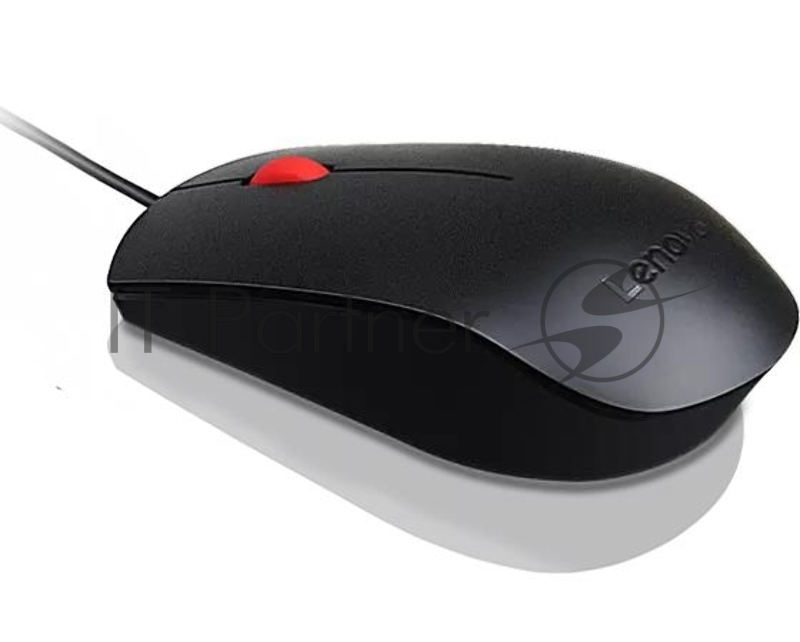 Мышь Lenovo Essential черный оптическая (1600dpi) беспроводная USB