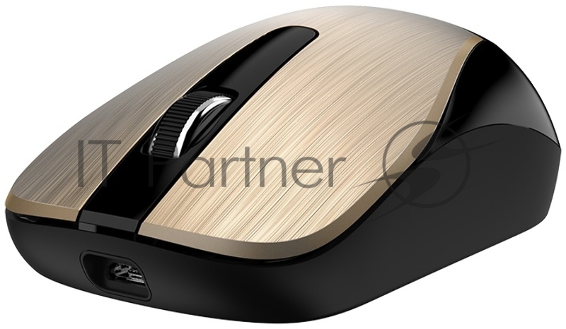 Мышь беспроводная Genius ECO-8015, 2.4 GHz, 800-1600 dpi, встроенный аккумулятор,Gold
