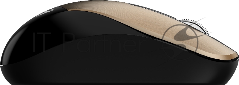 Мышь беспроводная Genius ECO-8015, 2.4 GHz, 800-1600 dpi, встроенный аккумулятор,Gold
