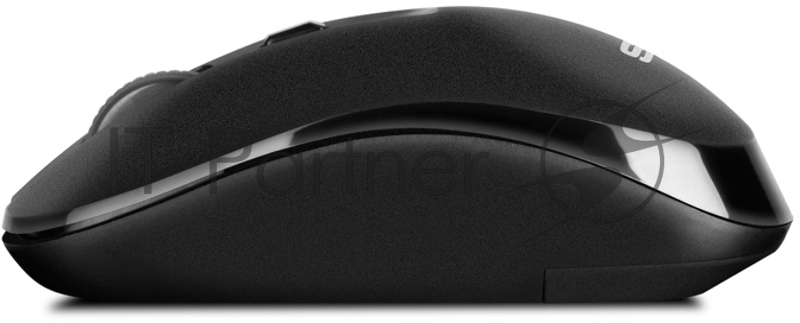 Мышь SVEN RX-260W чёрная (2,4 GHz, 3+1кл. 800/1200/1600DPI, блист.) беспроводная