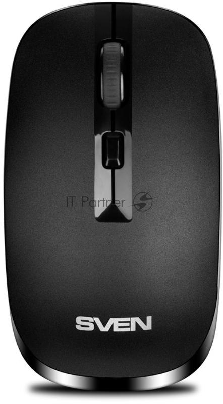 Мышь SVEN RX-260W чёрная (2,4 GHz, 3+1кл. 800/1200/1600DPI, блист.) беспроводная