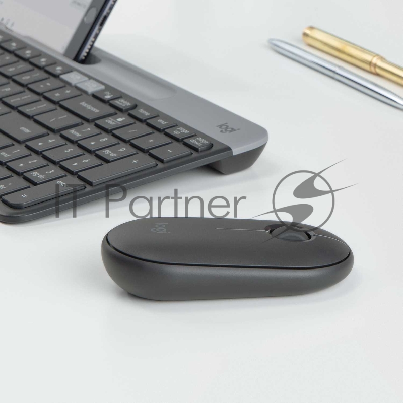 Мышь Logitech (910-005720) Wireless Mouse Pebble M350 EUCALYPTUS беспроводная эвкалиптово-зеленая