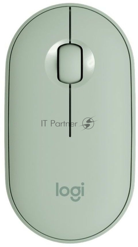 Мышь Logitech (910-005720) Wireless Mouse Pebble M350 EUCALYPTUS беспроводная эвкалиптово-зеленая