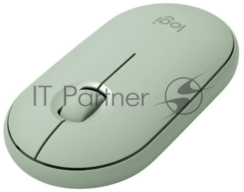 Мышь Logitech (910-005720) Wireless Mouse Pebble M350 EUCALYPTUS беспроводная эвкалиптово-зеленая