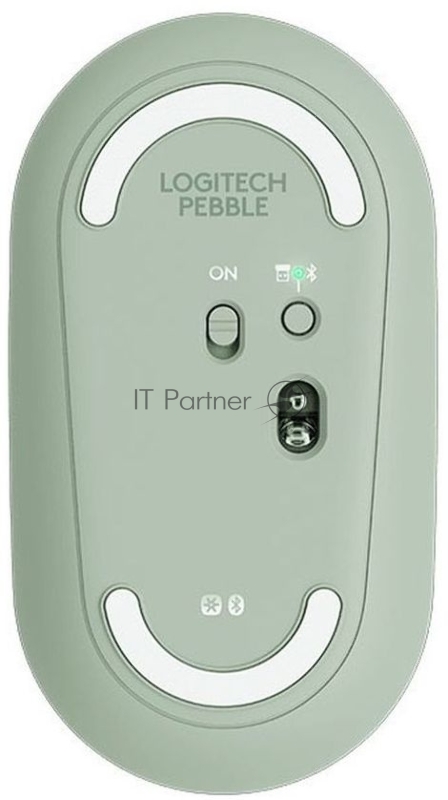 Мышь Logitech (910-005720) Wireless Mouse Pebble M350 EUCALYPTUS беспроводная эвкалиптово-зеленая