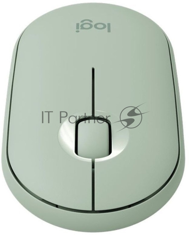 Мышь Logitech (910-005720) Wireless Mouse Pebble M350 EUCALYPTUS беспроводная эвкалиптово-зеленая