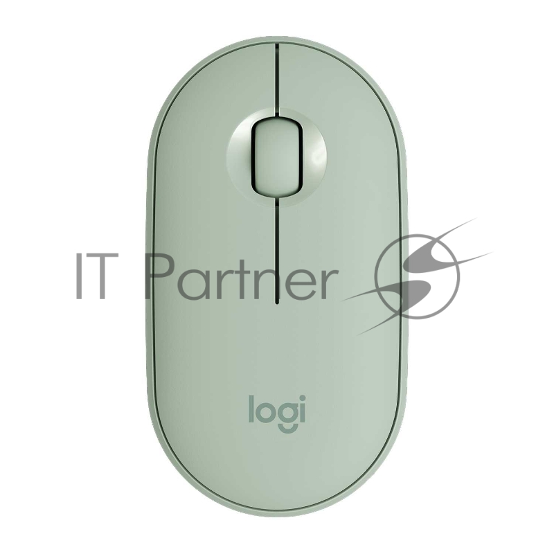 Мышь Logitech (910-005720) Wireless Mouse Pebble M350 EUCALYPTUS беспроводная эвкалиптово-зеленая