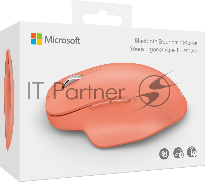 Мышь Microsoft Bluetooth® Ergonomic Mouse Peach