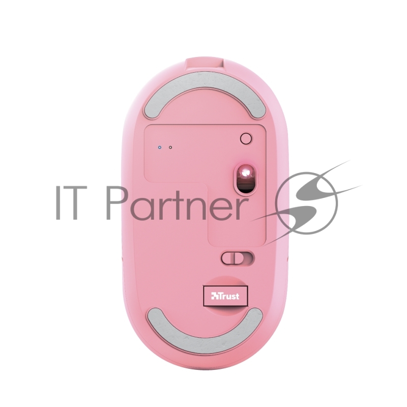 Мышь беспроводная Trust 24125 сверхтонкая аккумуляторная PUCK розовая
