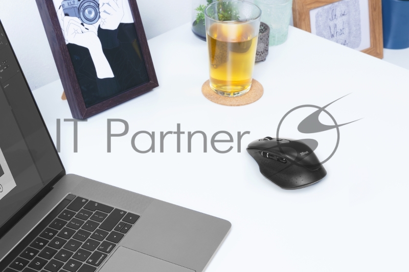 Мышь беспроводная Trust 24034 аккумуляторная OZAA синяя