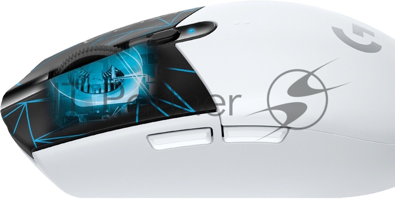 Мышь Logitech G305 белый/черный оптическая (12000dpi) беспроводная USB (5but)