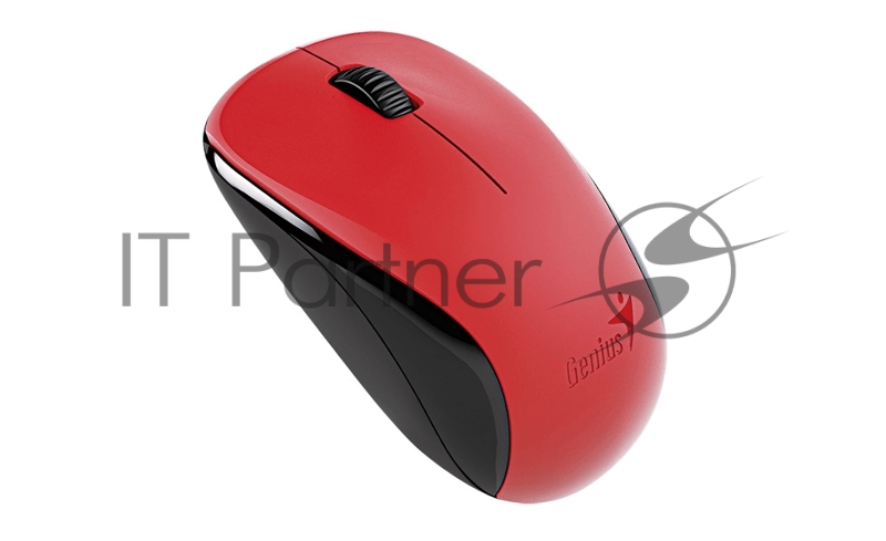 Мышь беспроводная Genius NX-7000, мини-ресивер, сенсор Blue Eye, оптическая, разрешение 1000 dpi, SmartGenius. Цвет: красный