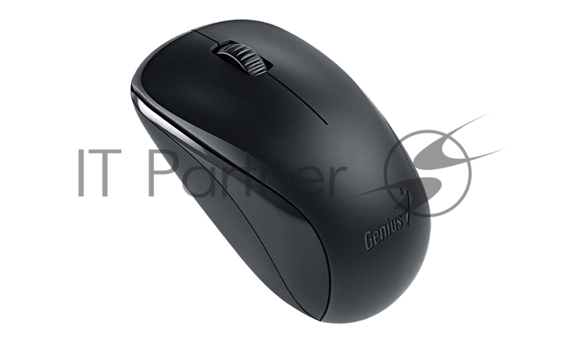Мышь беспроводная Genius NX-7000, мини-ресивер, сенсор Blue Eye, оптическая, разрешение 1000 dpi, SmartGenius. Цвет: черный