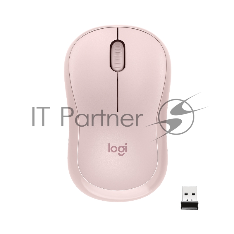 Мышь Logitech M221 SILENT розовый оптическая (1000dpi) silent беспроводная USB для ноутбука (3but)