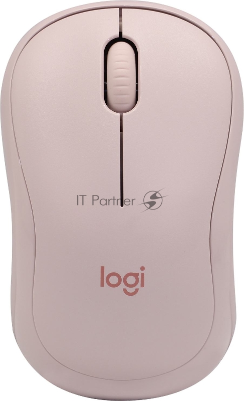 Мышь Logitech M221 SILENT розовый оптическая (1000dpi) silent беспроводная USB для ноутбука (3but)