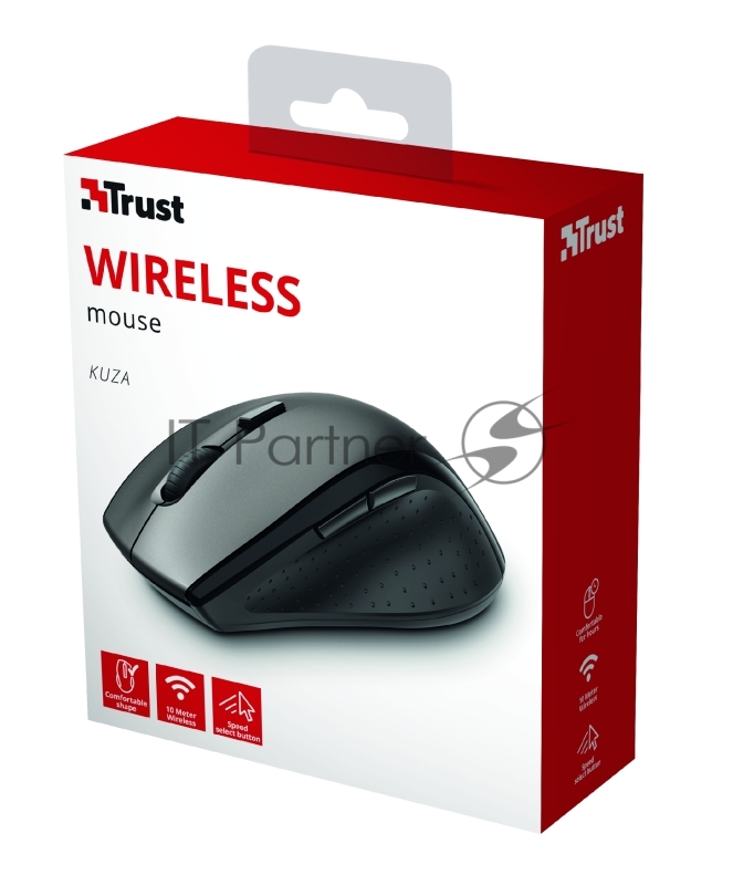Мышь беспроводная Trust KUZA WIRELESS MOUSE