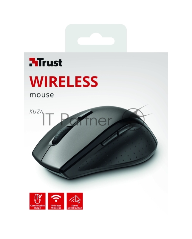 Мышь беспроводная Trust KUZA WIRELESS MOUSE