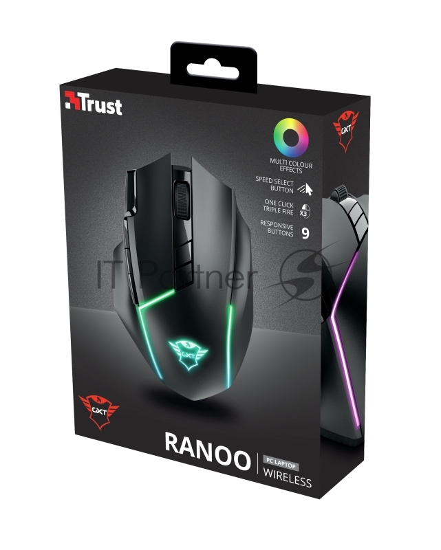 Мышь беспроводная Trust GXT 131 RANOO WIRELESS GAMING MOUSE