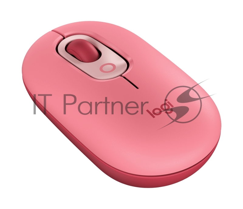 Мышь Logitech POP Mouse with emoji розовый/красный оптическая (4000dpi) беспроводная BT/Radio USB (4but)