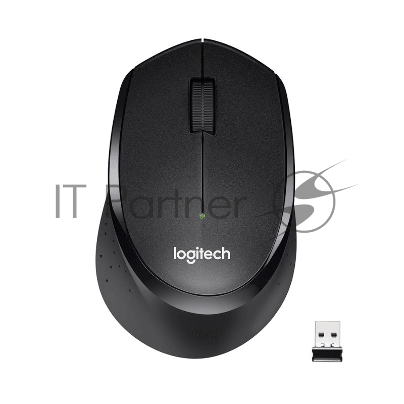 Мышь беспроводная Logitech M330s SILENT PLUS - BLACK (GLOSSY) (M/N: M-R0051 / C-U0010)