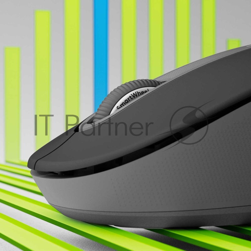 Мышь Logitech Wireless Mouse Signature M650 L -GRAPHITE-BT-M650 L LEFT