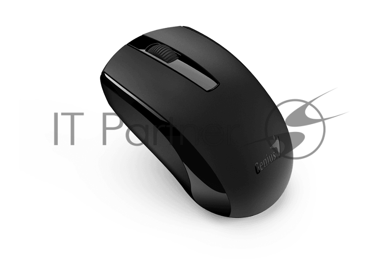 Мышь беспроводная Genius ECO-8100 черная (Black), 2.4GHz, BlueEye 800-1600 dpi, аккумулятор NiMH new package