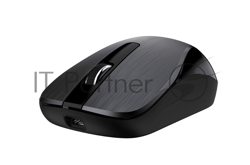 Мышь беспроводная Genius ECO-8015 металлический серый (Iron Gray), 2.4GHz, BlueEye 800-1600 dpi, аккумулятор NiMH new package