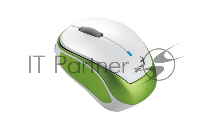 Мышь беспроводная Micro Traveler 9000R V3 зелёный/белый (Green), встроенная перезаряжаемая Li-polymer battery ( 240mAh) new package