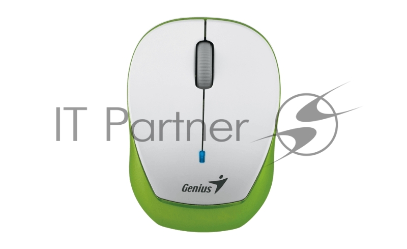 Мышь беспроводная Micro Traveler 9000R V3 зелёный/белый (Green), встроенная перезаряжаемая Li-polymer battery ( 240mAh) new package