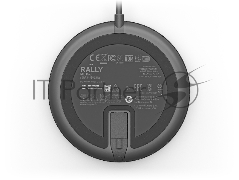 Микрофон Logitech Microphone for Rally Ultra-HD ConferenceCam Mic Pod Black