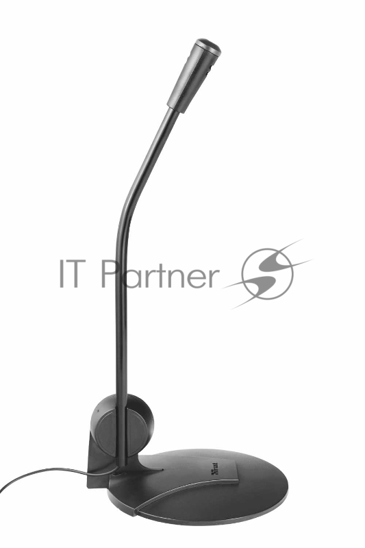 Микрофон TRUST PRIMO (настольный микрофон,Кабель 1,8м,3,5 мм,Регулируемый угол)
