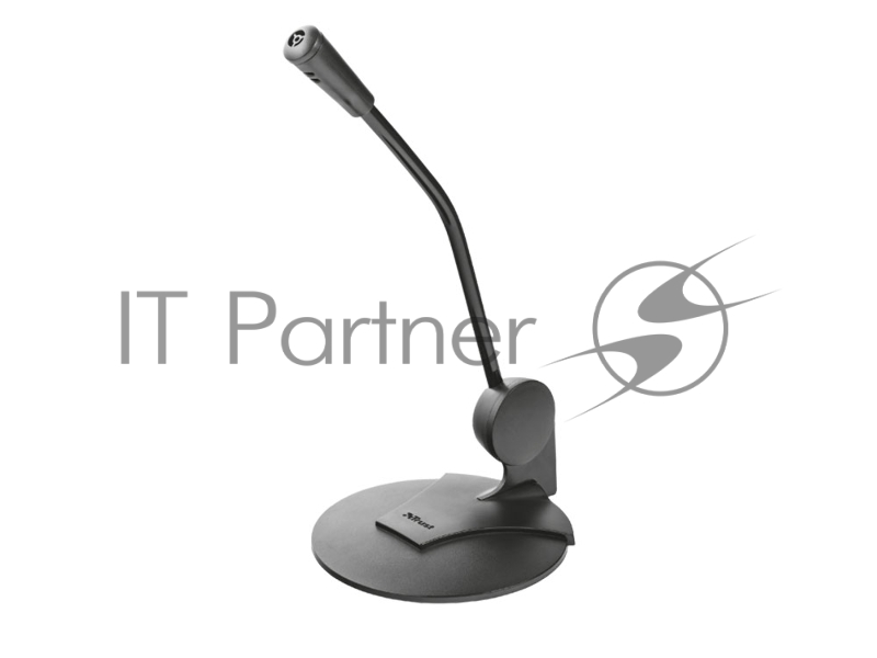 Микрофон TRUST PRIMO (настольный микрофон,Кабель 1,8м,3,5 мм,Регулируемый угол)