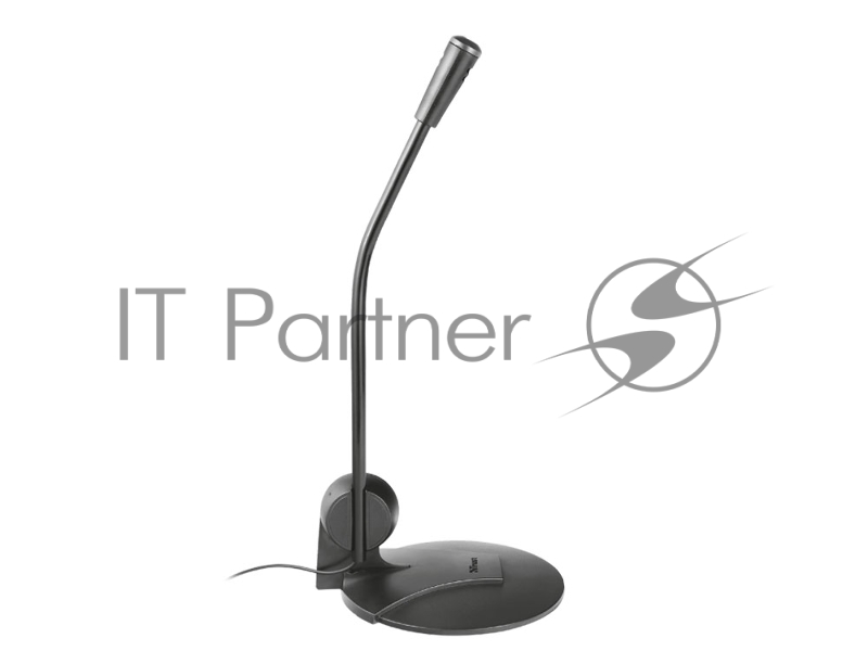 Микрофон TRUST PRIMO (настольный микрофон,Кабель 1,8м,3,5 мм,Регулируемый угол)