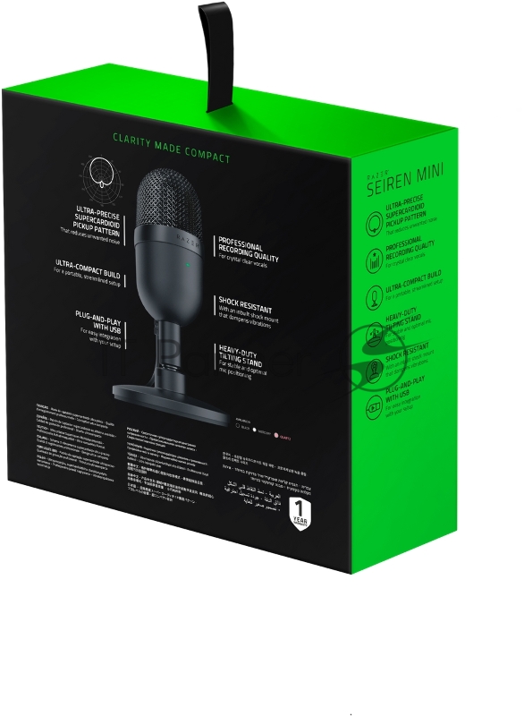 Микрофон Razer Seiren Mini Razer Seiren Mini – Ultra-compact Condenser Microphone