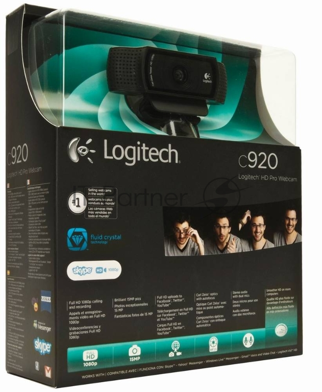 Цифровая камера 960-001055 Logitech HD Pro Webcam C920