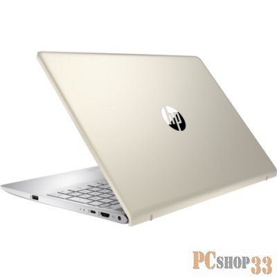 Ноутбук HP Pavilion 15-ck004ur (2PP67EA) i5-8250U (1.6)/4Gb/1TB/15.6FHD IPS/Int Intel UHD 620/No ODD/Win10 (Silk Gold)